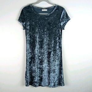 Gamiss Gray Velvet Dress